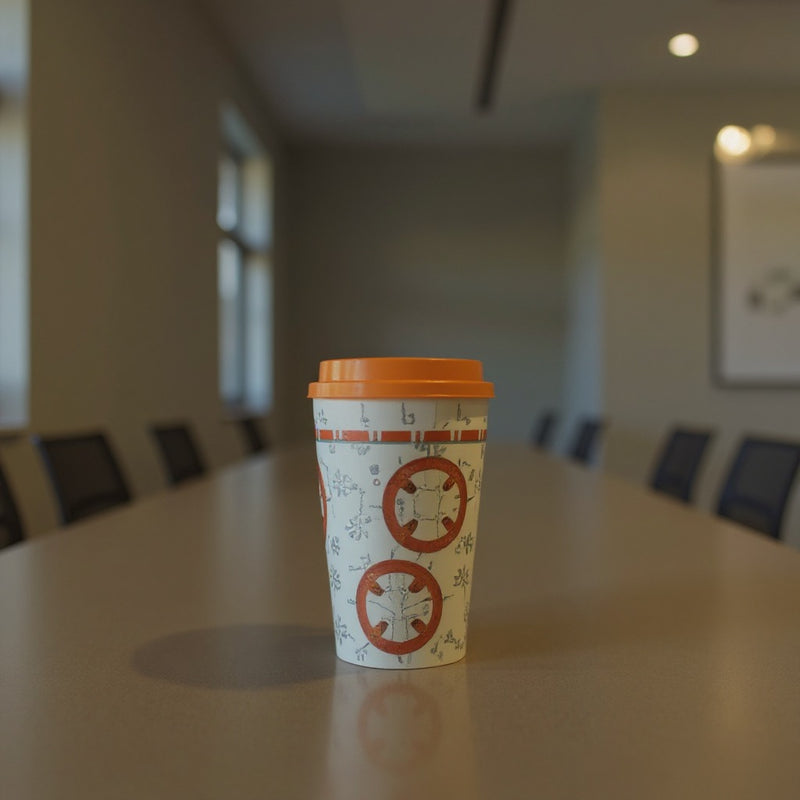 Star Wars Reusable Travel Coffee Cup – BB-8 Themed Eco-Friendly Tumbler with Lid