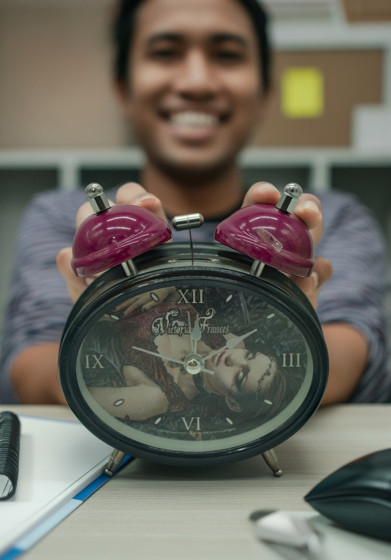 Victoria Frances Gothic Elegance Alarm Clock