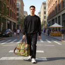 Marvel Vintage Military Messenger Bag – olive-green Rugged Canvas Satchel Briefcase