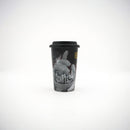 Marvel Black Travel Mug Hero Cup | Leakproof City Print | Gift Men Coffee Tumbler