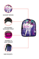 Justin Bieber 16-inch Backpack - Lightweight for teens