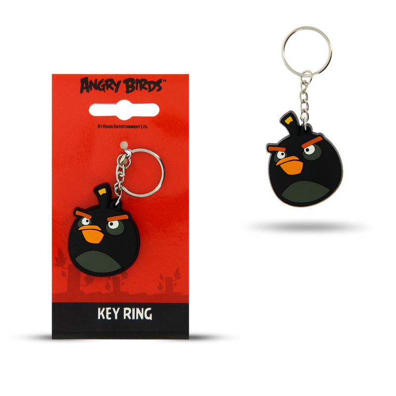 Angry Birds Black Keyring 3