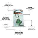 Avengers Hulk Effect Metal Keyring 4