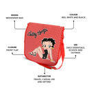 Betty Boop Polka Dot Messenger Bag 5