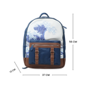 The Great Wave Backpack-Leather