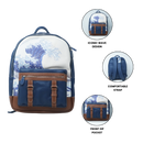 The Great Wave Backpack-Leather