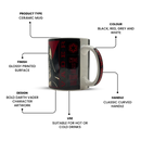 Darth Warder Red and Black Coffee Mug 5