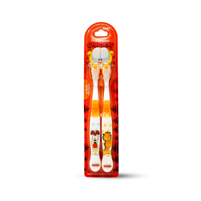 Garfield Odie Kids Toothbrush Set 2 Pack 2