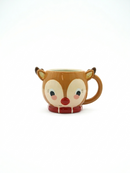 3D Reindeer Festive Ceramic Mug | Gift for Christmas Lovers