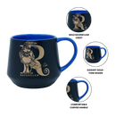 Ravenclaw Coffee Mug – Blue and Matte Black Ceramic Tea Cup