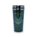 Slytherin Travel Tumbler | Green 24oz Stainless Steel Insulated with Leakproof Lid | Gift for Harry Potter Fans