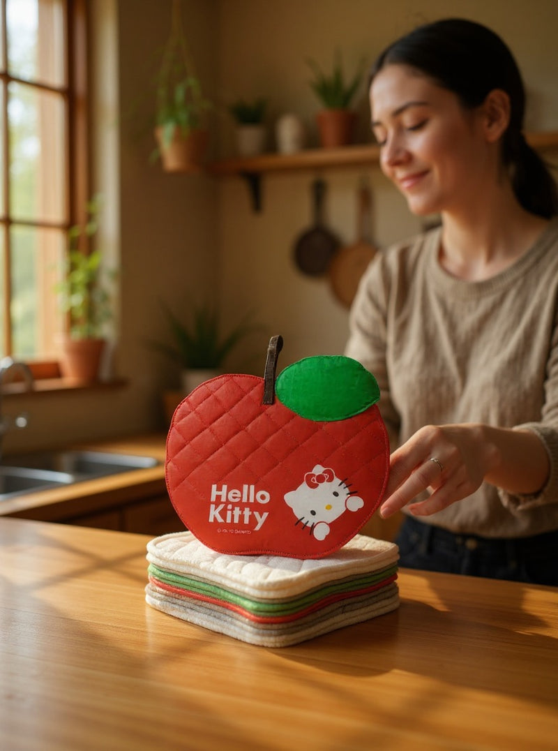 Hello Kitty Apple Delight Pot Coaster | Gift for Hello Kitty Fans