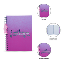 Just Hype Pink Sleek Notebook