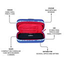 Just Hype Blue Camo Pencil Case