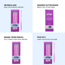 Just Hype Pink Pencil Set-6 Pack