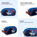 Marvel Captain America Wash Bag-Blue