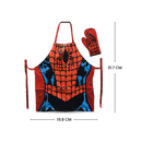 Marvel Spiderman Torso Apron Gloves Set 3