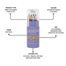 Matilda Mini Colored Pencils with Holder 4