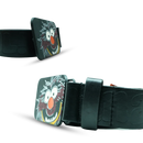 Muppets PU Leather Belt with Animal Printed Metal Buckle