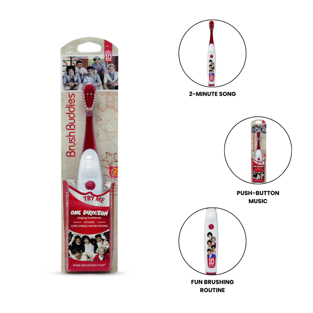 Brushbuddies One Direction Singing Tooth Brush (Live while we're