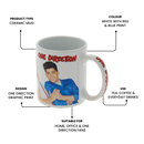 One Direction Red and Blue Ceramic Mug