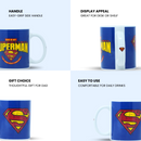 Superman "Dad Is My Hero" Mug