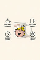 Little Miss Princess Ceramic Mug – Cute Microwave & Dishwasher Safe Ceramic Gift Cup