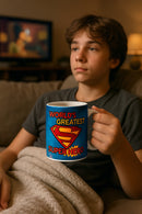 DC Comic Superman Mug – World's Greatest Superhero Gift- Microwave-Safe