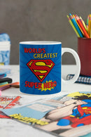 DC Comic Superman Mug – World's Greatest Superhero Gift- Microwave-Safe