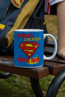 DC Comic Superman Mug – World's Greatest Superhero Gift- Microwave-Safe