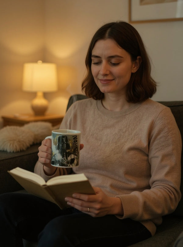 Star Wars Darth Vader Ceramic Mug – Comfortable C-Shaped Handle Coffee Cup- Dishwasher & Microwave Safe