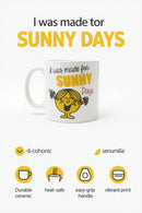 Little Miss Sunshine Ceramic Mug – Cute Cup- Microwave & Dishwasher Safe