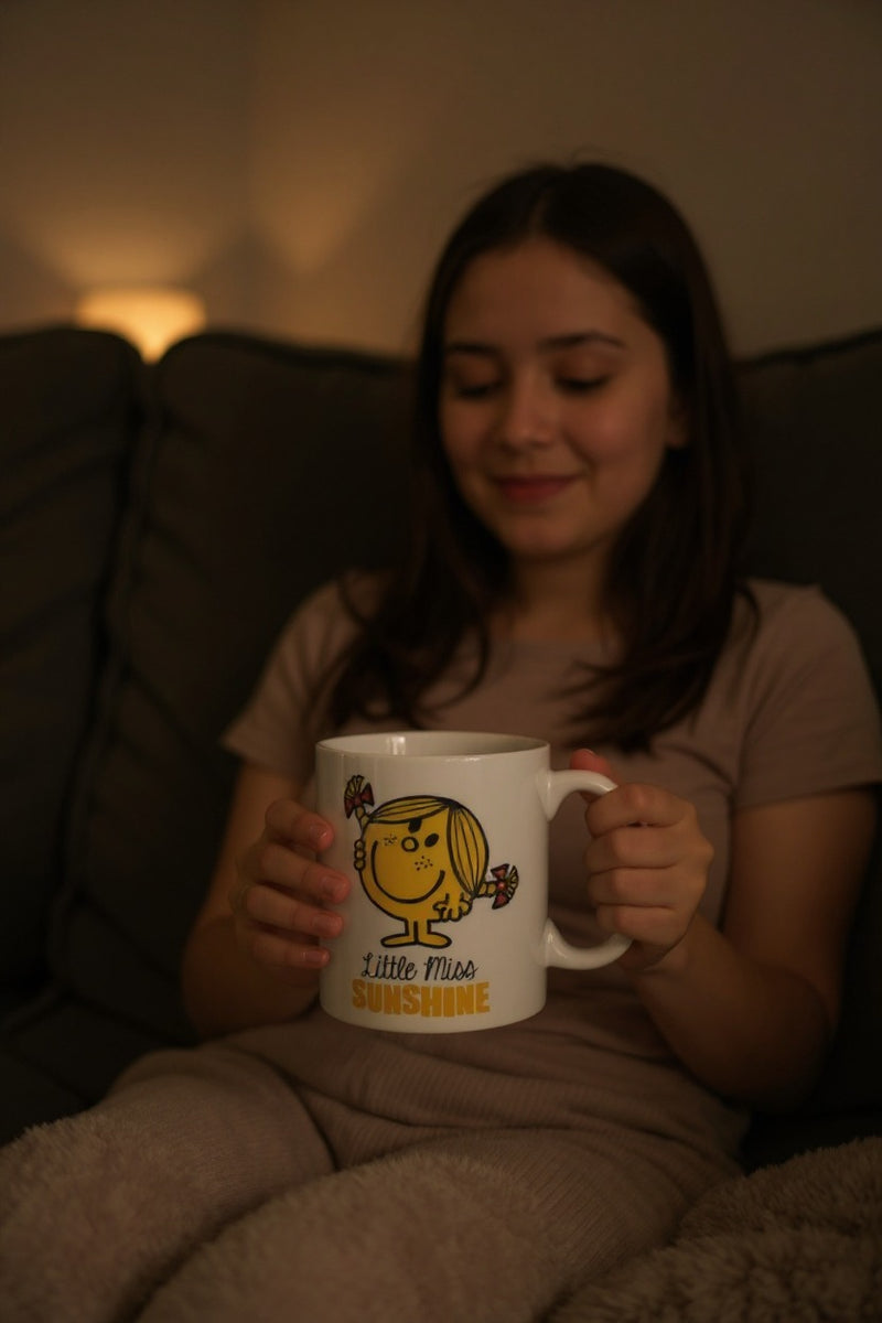 Little Miss Sunshine Ceramic Mug – Cute Cup- Microwave & Dishwasher Safe