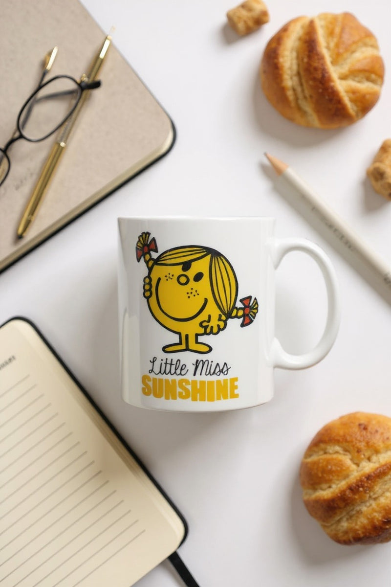 Little Miss Sunshine Ceramic Mug – Cute Cup- Microwave & Dishwasher Safe