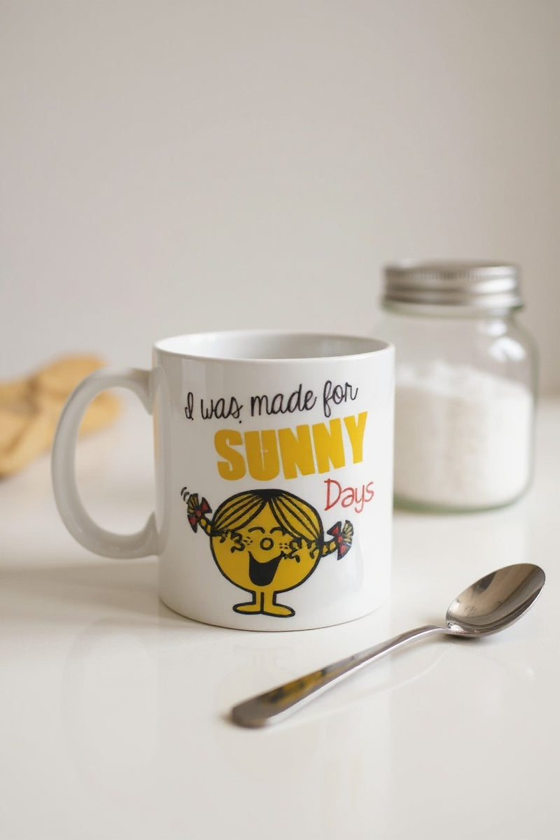 Little Miss Sunshine Ceramic Mug – Cute Cup- Microwave & Dishwasher Safe