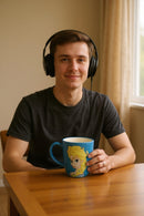 Disney Frozen Queen Elsa Mug | Blue Ceramic 12oz Dishwasher Safe Cup | Gift