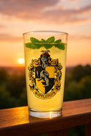 Harry Potter Hufflepuff Clear Glass--16oz Ideal Gift
