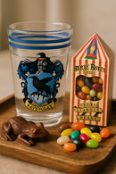 Harry Potter Ravenclaw Clear Glass | 16oz Dishwasher Safe Ergonomic Shape for Comfortable Grip | Gift