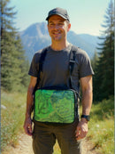 Marvel Avengers Hulk Shoulder Bag for Kids –Green Messenger Bag- Adjustable Shoulder Strap