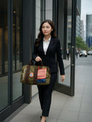 Vintage Army Green Canvas Duffel Bag – Waterproof Double-Stitched Crossbody Travel Gift