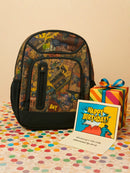 Camouflage Print Backpack – Padded Shoulder Straps & Front Zipper Pocket Lsrge Space- Gift