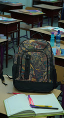 Camouflage Print Backpack – Padded Shoulder Straps & Front Zipper Pocket Lsrge Space- Gift