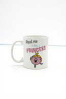 Little Miss “Treat Me Like a Princess” White Ceramic Mug –Gift Cup