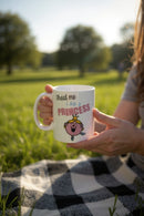 Little Miss “Treat Me Like a Princess” White Ceramic Mug –Gift Cup