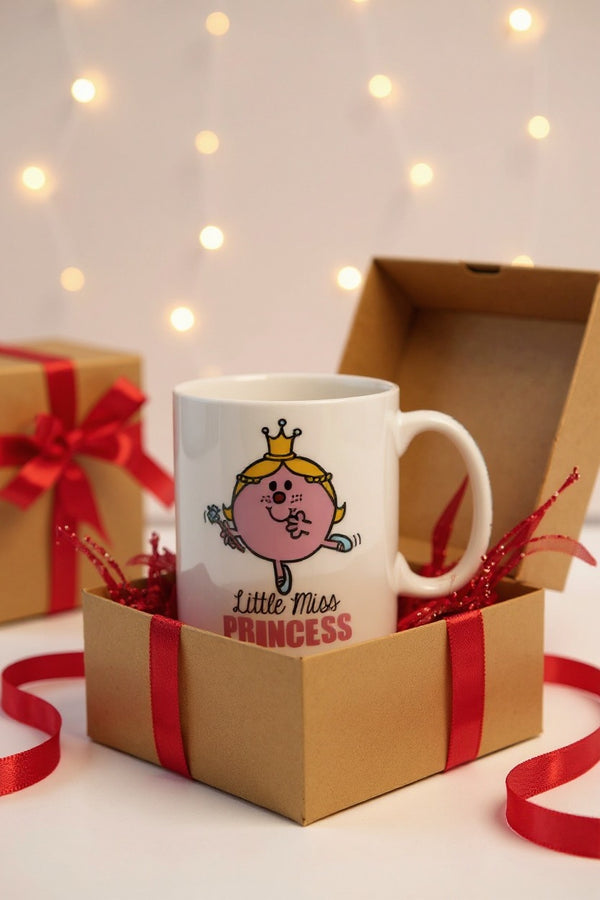 Little Miss “Treat Me Like a Princess” White Ceramic Mug –Gift Cup