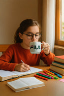 Fila Logo White Ceramic Mug – Branded Limited Edition Coffee Cup | Modern Square Handle—Gift