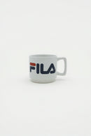 Fila Logo White Ceramic Mug – Branded Limited Edition Coffee Cup | Modern Square Handle—Gift