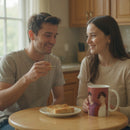 Official One Direction Red Ceramic Mug – Wide Base Coffee Cup with Band Member Print – Premium Music Merchandise