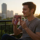 Official One Direction Red Ceramic Mug – Wide Base Coffee Cup with Band Member Print – Premium Music Merchandise