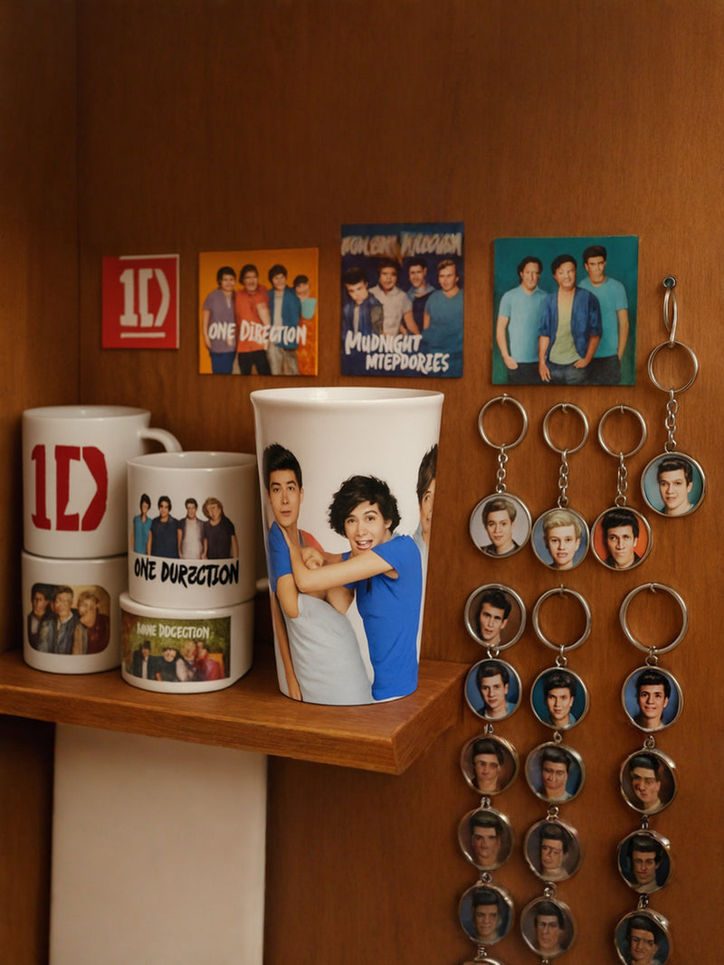 Pop Band One Direction Fan Cup – Colorful Glossy Finish with Smooth Edges Mug Fade-Resistant | Perfect Gift